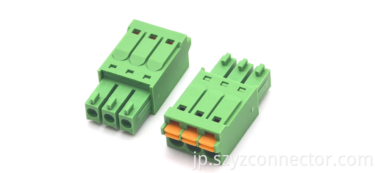 pluggable terminal blocks single row